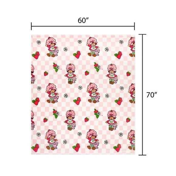 Strawberry Shortcake Licensed Silk Touch Throw, 60" x 70" - Picture 2 of 4
